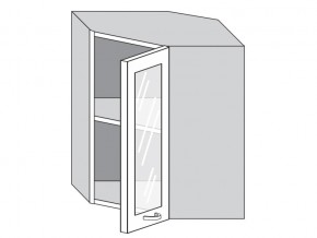 1.60.3у Шкаф настенный (h=720) угловой на 600мм со стекл. дверцей в Ялуторовске - yalutorovsk.магазин96.com | фото