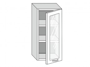 19.40.3 Шкаф настенный (h=913) на 400мм с 1-ой стекл. дверцей в Ялуторовске - yalutorovsk.магазин96.com | фото