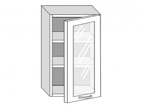 19.50.3 Шкаф настенный (h=913) на 500мм с 1-ой стекл. дверцей в Ялуторовске - yalutorovsk.магазин96.com | фото