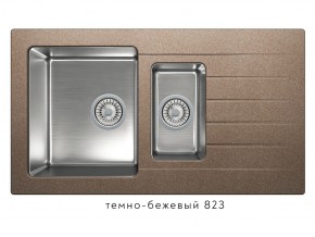 Мойка комбинированная Tolero twist TTS-890 Темно-бежевый 823 в Ялуторовске - yalutorovsk.магазин96.com | фото