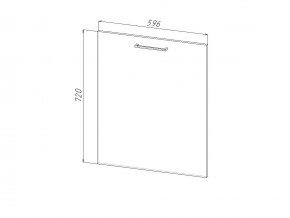 П 60 Комплект для посудомоечной машины 600 мм (цоколь + фасад) ЛДСП в Ялуторовске - yalutorovsk.магазин96.com | фото
